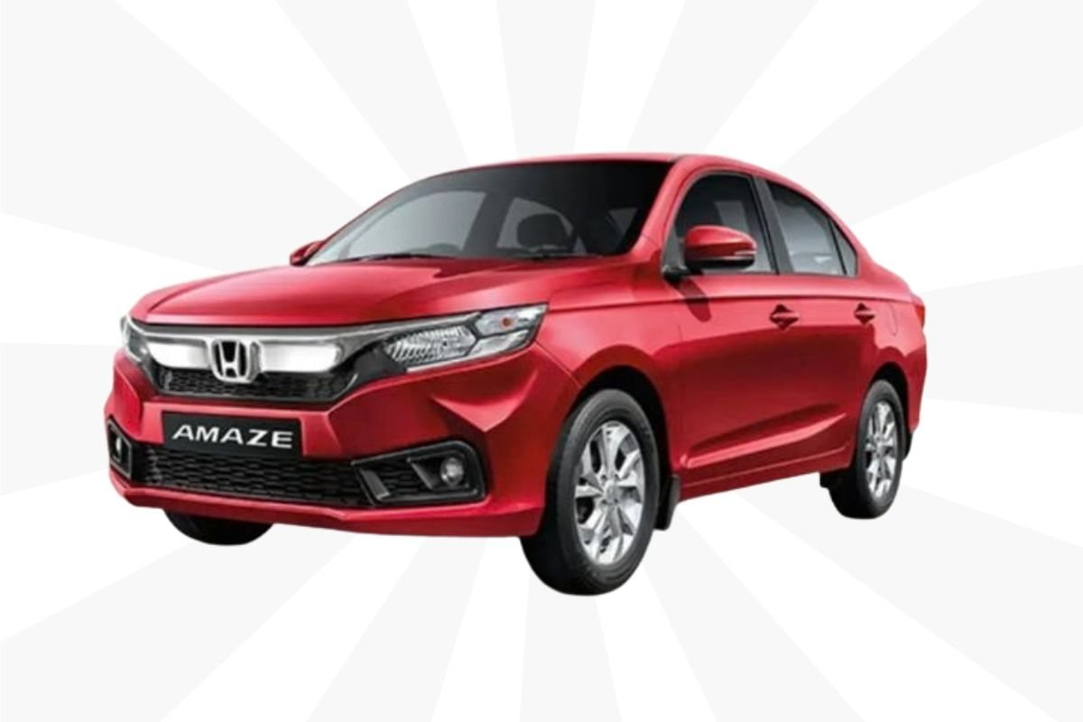 Honda Amaze sedan used for OnePayCab airport transfers